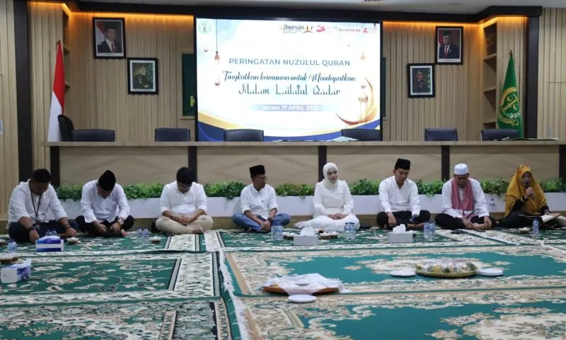 Peringatan Nuzulul Qur'an di Kejari Batam, Senin (17/4)