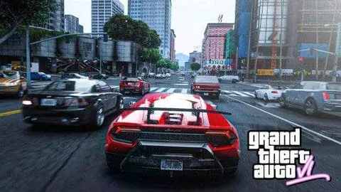 Ilustrasi game Grand Theft Auto 6 (GTA 6)