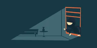 Illustrasi Mencuri