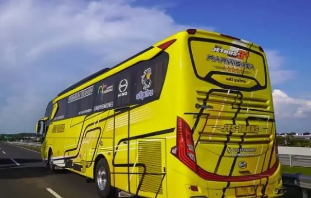 Ilustrasi, bus pariwisata