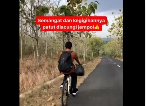 Soleh Eko Widodo, bocah viral karena kegigihannya dalam menuntut ilmu