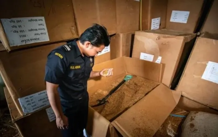 Ilustrasi Rokok Ilegal