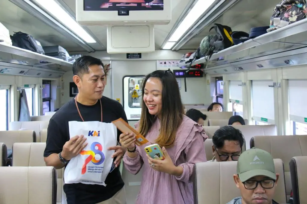 PT Kereta Api Indonesia (Persero) Daop 1 Jakarta memeriahkan HUT ke-78 Kereta Api Indonesia yang pada tanggal 28 September 2023.