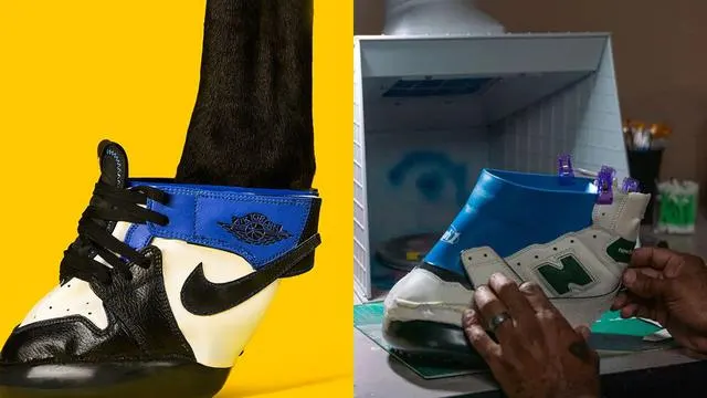 Dijual Rp 19 Juta, Sepatu Sneakers Khusus Kuda Buatan Pabrik Ini Bentuknya Unik