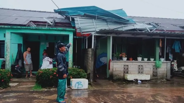 Angin Puting Beliung Terjang Bintan, 6 Rumah dan Posyandu Rusak