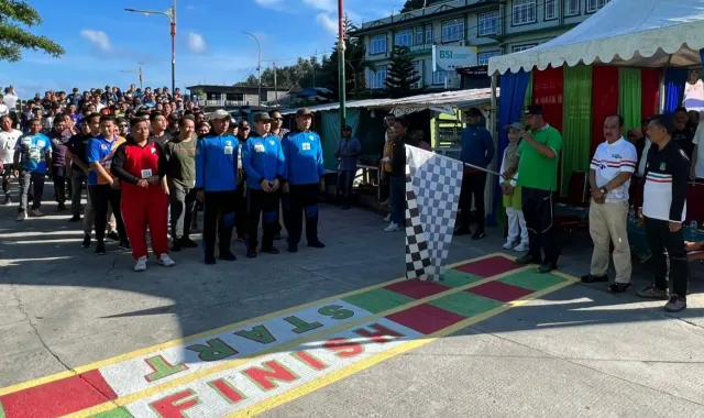 Meriahkan Hut Kopri ke-51 , Pemkab Kepulauan Anambas Gelar Lomba Marathon