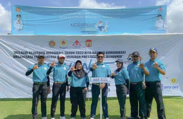 Meski Tak Dapat Perhatian, Atlet Woodball Lingga Ikuti Kejurnas di Yogyakarta