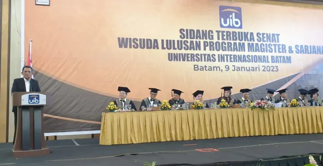 Hadiri Wisuda UIB XVIII, Gubernur Ansar Dorong Lahirkan SDM Unggul di Kepri