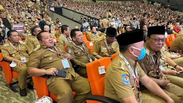 Gubernur Ansar Hadir Langsung Rapat Koordinasi Nasional Kepala Daerah dan Forkopimda Seluruh Indonesia