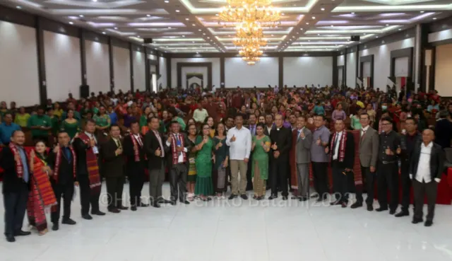 Perayaan Natal dan Bona Taon 2023, Rudi Ajak Persadaan Toga Siregar Kompak dan Menjaga Kedamaian Batam