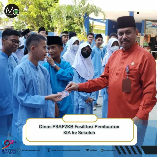 Penuhi Hak Dasar Anak, Dinas P3AP2KB Fasilitasi Pembuatan KIA ke Sekolah