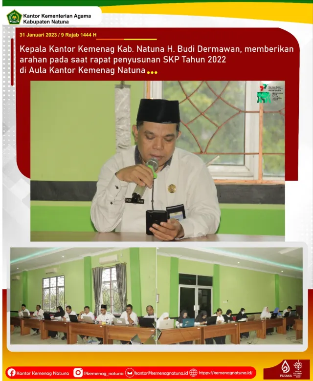 Kemenag Natuna Sosialisasikan SKP Terbaru