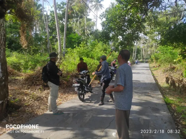 Percepatan Sertifikasi Tanah Wakaf, KUA Subi dan BPN Natuna Survey Tanah Wakaf Kecamatan Subi