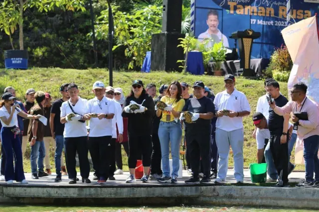 Setahun Beroperasi, Taman Rusa Sekupang Batam Tambah Dua Fasilitas Baru