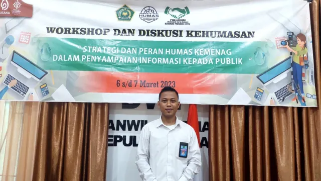 MTsN 2 Natuna Kirim Humasnya Ikuti Workshop dan Diskusi Kehumasan di Kanwil Kemenag Kepri