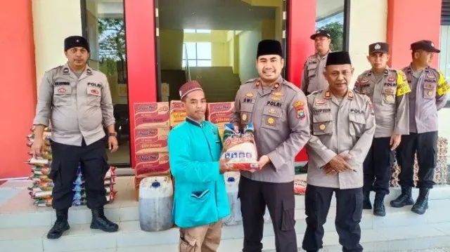 Sambut Bulan Ramadan, Kapolsek Batuampar Salurkan Bantuan Sosial 4 Panti Asuhan