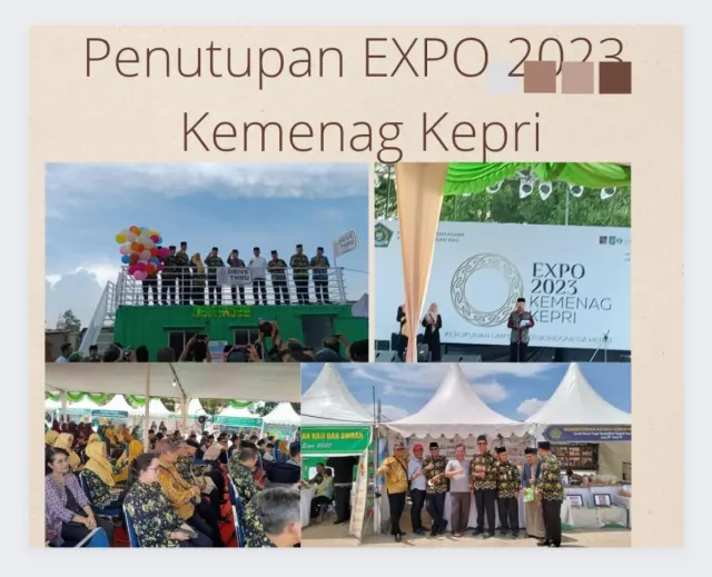 Kakankemenag Anambas Menghadiri Penutupan Kemenag EXPO 2023