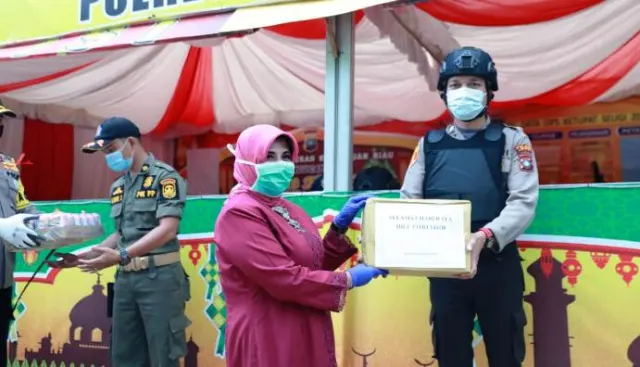 Wali Kota Tanjungpinang dan Forkompinda Tinjau Posko Pengamanan Idul Fitri 1444 H
