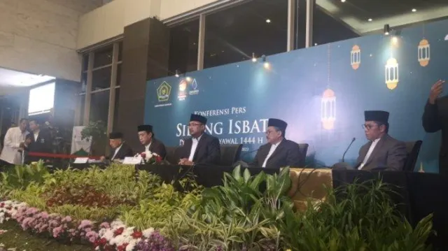Pemerintah Tetapkan 1 Syawal 1444 H Jatuh pada Sabtu 22 April 2023